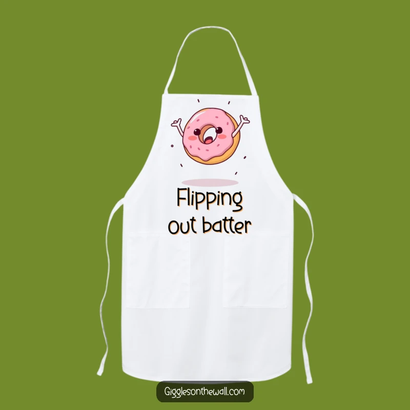 Funny Clumsy Donut Apron: Cook and Tumble with Humor!