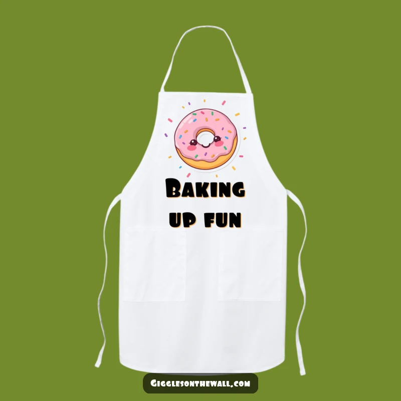 Funny Happy Donut Apron: Bake with Joy and Confetti, A Hilarious Gift