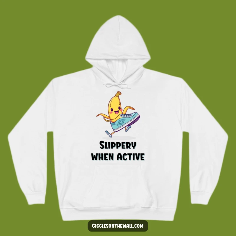 Funny Banana Peel Hoodie: Shoe Trip Prank - Cozy & Hilarious Comfort!