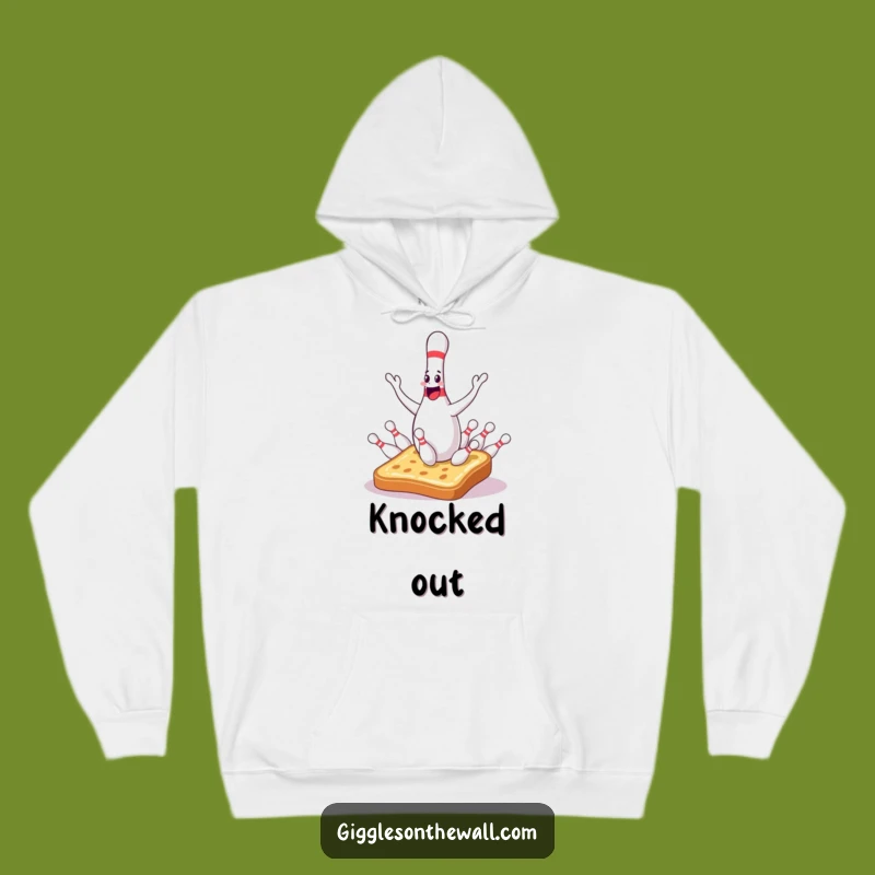 Funny Bowling Pin Hoodie: Juggling Mishap Sweatshirt, Perfect Humorous Gift