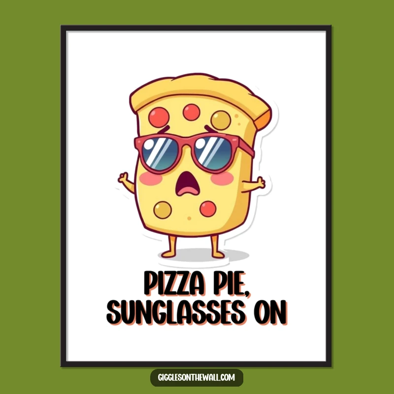 Free Printable Pizza Sunglasses Art - Hip Downloadable Wall Decor & DIY Gift