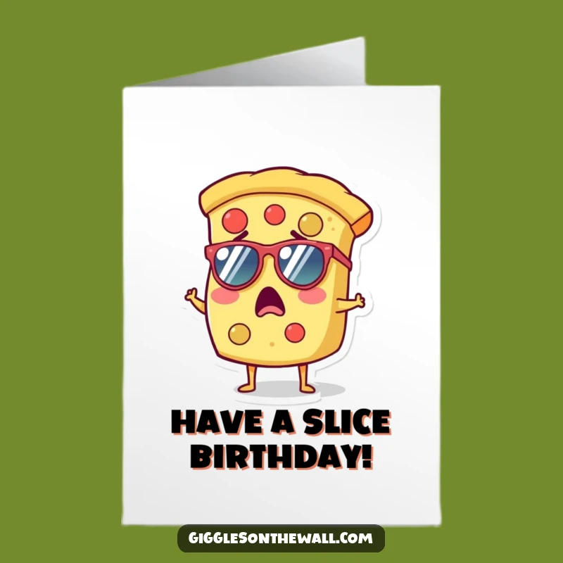 Free Printable Pizza Birthday Card - Cool Downloadable Art & DIY Gift