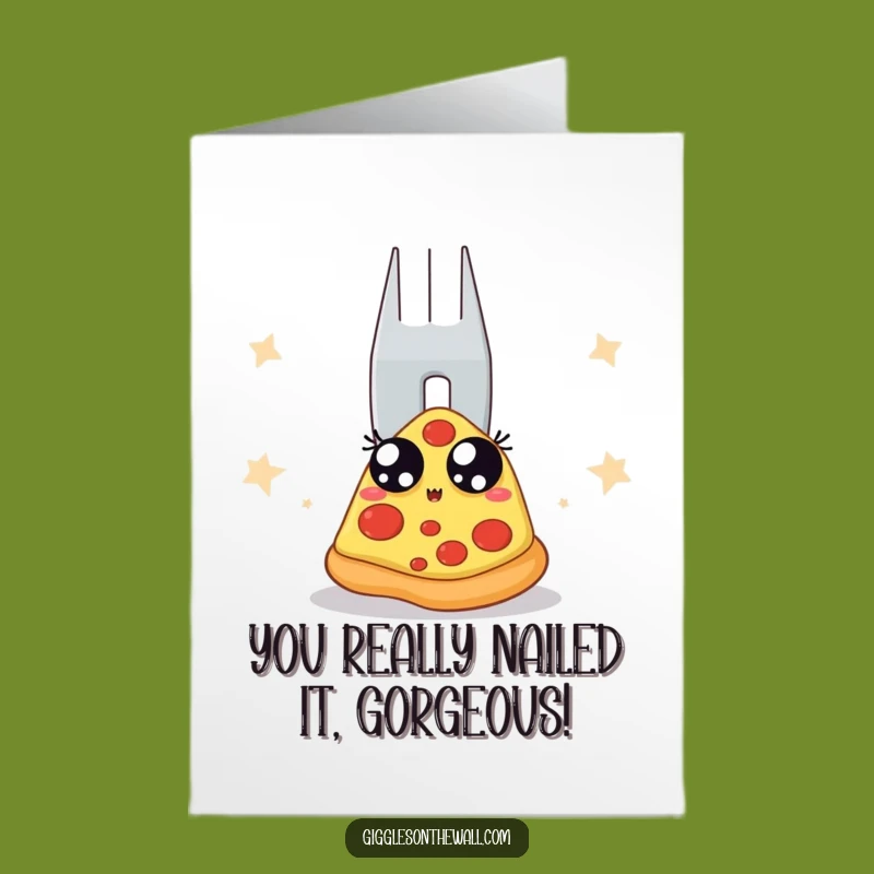 Free Printable Pizza Congratulations Card: Hilarious Downloadable for Any Win!