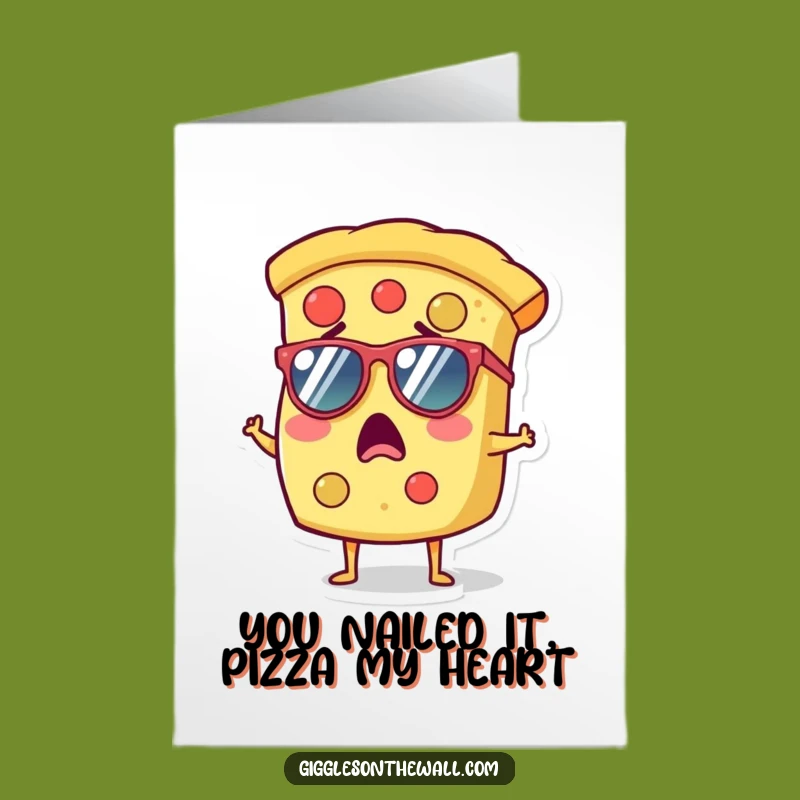 Free Printable Pizza Congrats Card - Cool Downloadable Art & DIY Gift