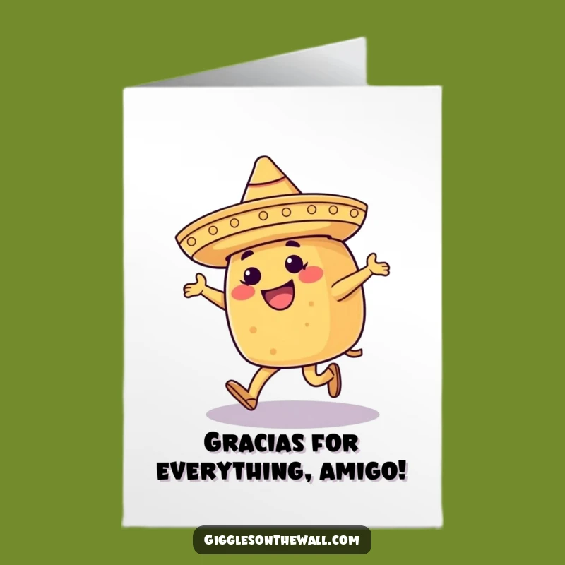 Free Printable Thank You Card: Groovy Taco Thanks, Downloadable Card for Fun Appreciation