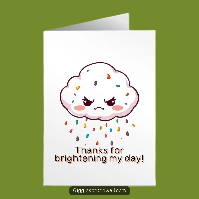 Free Printable Thank You Card: Grumpy Cloud's Sweet Thanks!