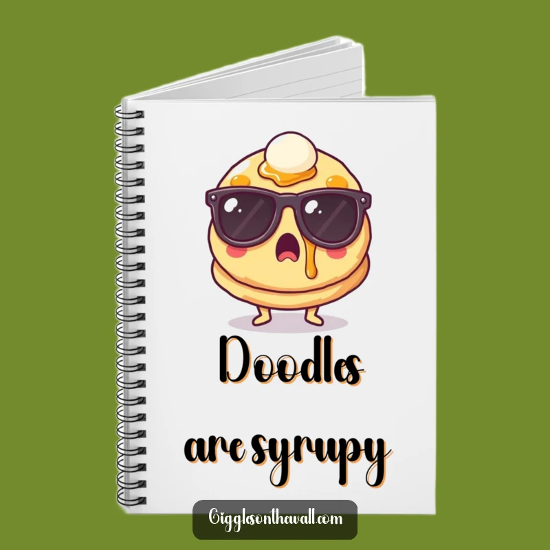 Funny Surprised Pancake Notebook - Amusing Journal for Breakfast Ideas