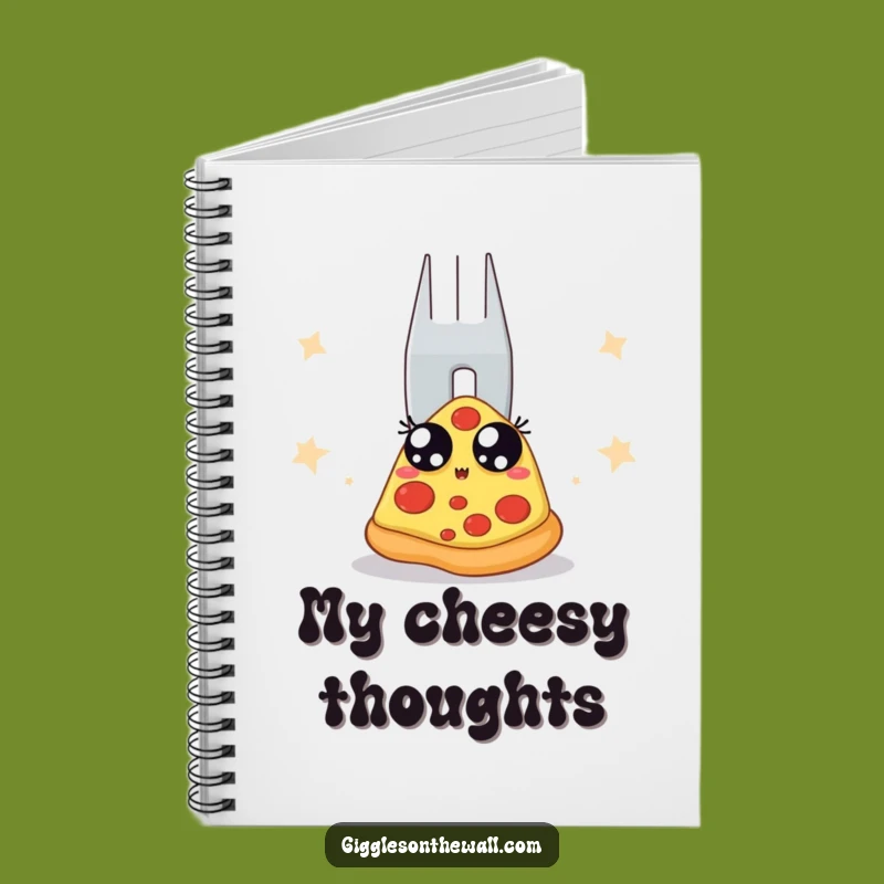 Funny Pizza's Journal: Hilarious Slice & Fork Notes, Perfect Funny Gift!