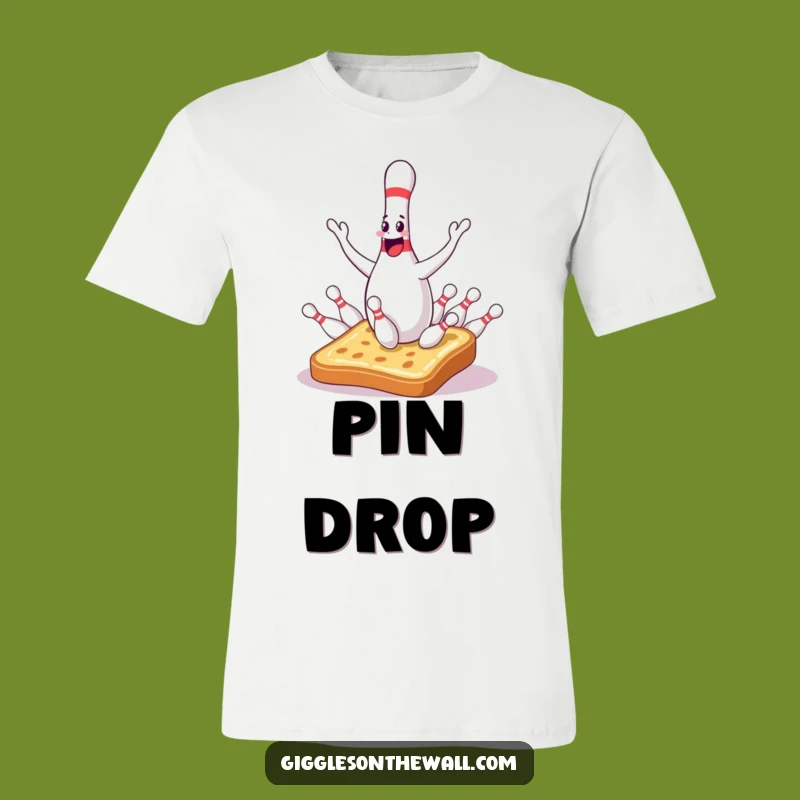 Funny Bowling Pin T-Shirt: Juggling Mishap Tee, Perfect Humorous Gift