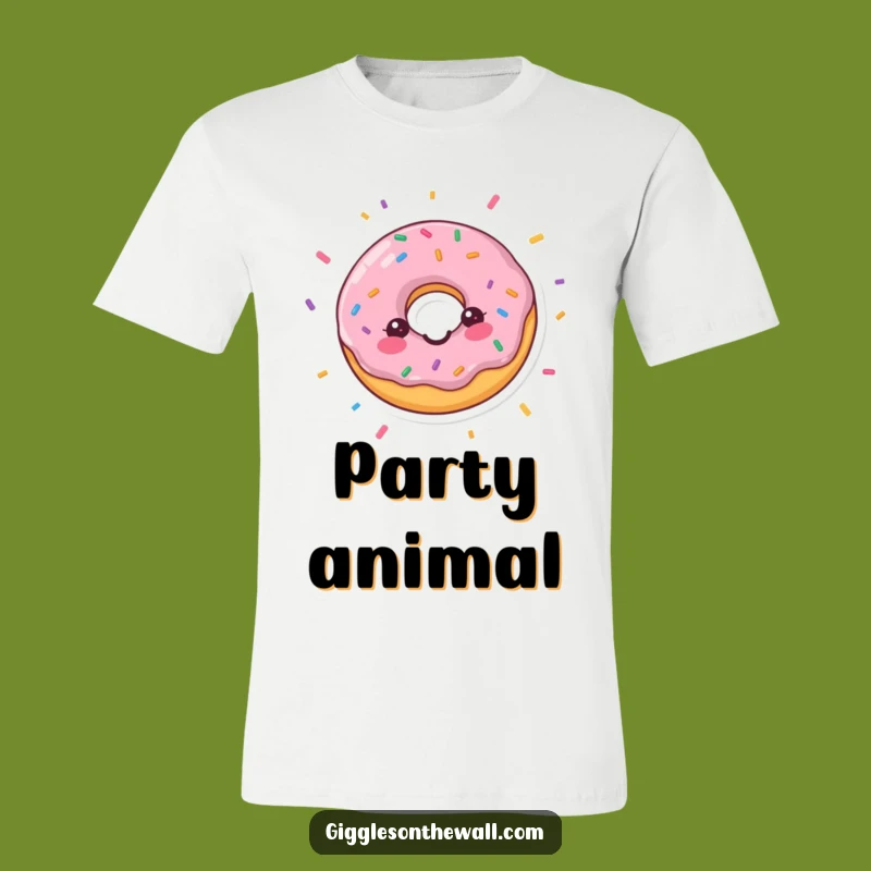 Funny Happy Donut T-Shirt: Wear Your Joy with Confetti, A Hilarious Gift