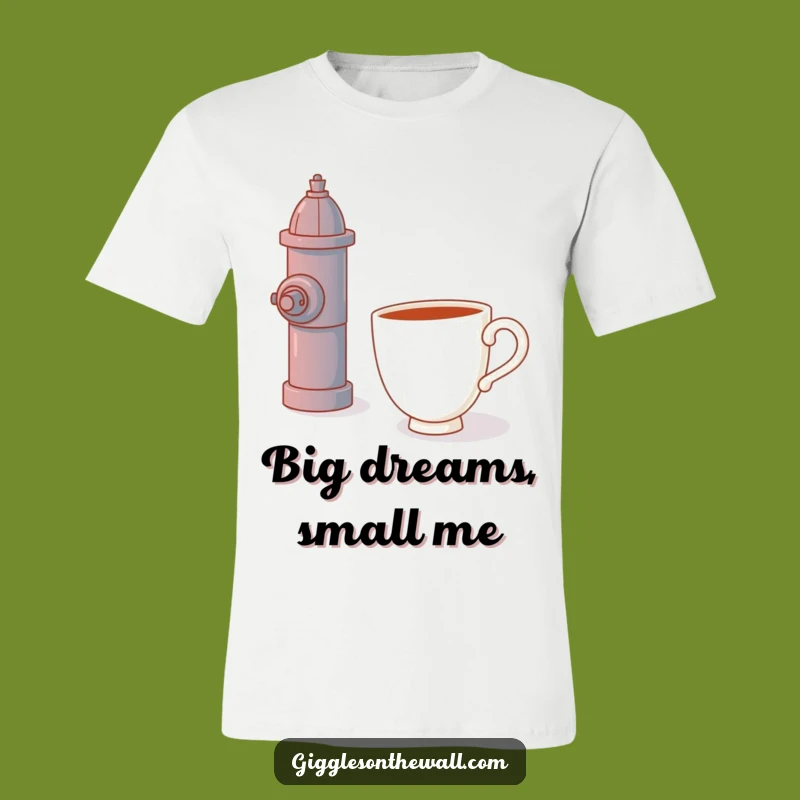 Funny Lonely Teacup T-Shirt - A Humorous Hug for Fire Hydrants