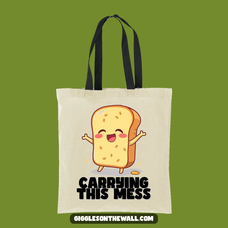 Funny Bread Loaf Tote Bag: Carry Your Joyful Stumbles, A Hilarious Gift